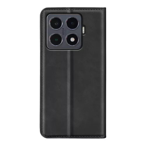 Xiaomi 15T Pro mágneses flip bőrtok – Retro-skin, fekete- 2 kép
