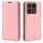 Xiaomi 15T Pro mágneses flip bőrtok – Retro-skin, rózsaszín
