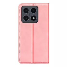 Xiaomi 15T mágneses flip bőrtok – Retro-skin, rózsaszín- 2 kép