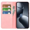 Xiaomi 15T mágneses flip bőrtok – Retro-skin, rózsaszín- 6 kép