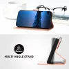 Xiaomi 15T Pro karbon mintás flip bőrtok csuklópánttal – rózsas- 6 kép