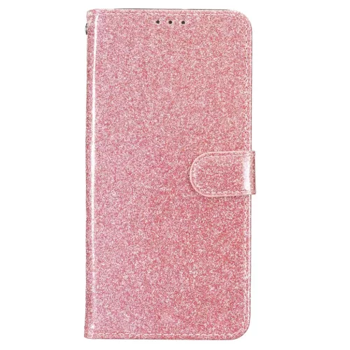 Xiaomi 15T Pro csillámos flipes bőrtok – rose gold- 5 kép