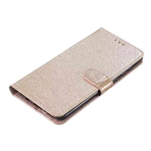 Xiaomi 15T csillámos flipes bőrtok – arany- 3 kép