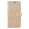 Xiaomi 15T csillámos flipes bőrtok – arany- 4 kép