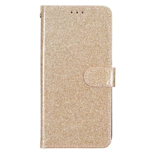 Xiaomi 15T csillámos flipes bőrtok – arany- 4 kép