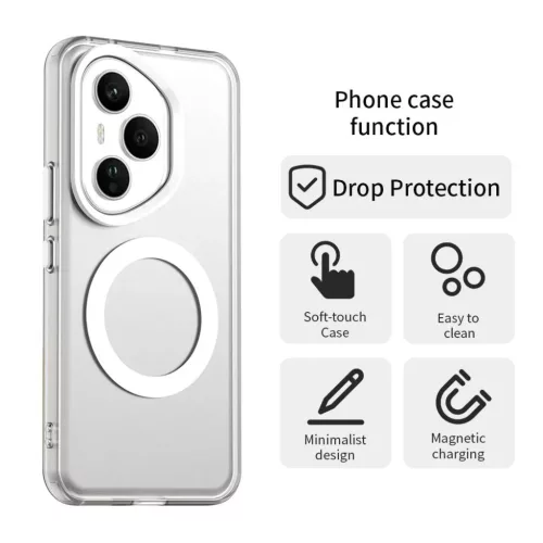 Honor 400 Pro Magsafe kompatibilis hibrid Candy tok – fehér (160,8 - 1 kép