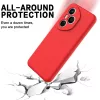 Honor 400 Pro szilikon tok csuklópánttal – piros (160,8 mm Globál- 5 kép