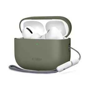 Apple AirPods Pro 3 szilikon tok olívazöld
