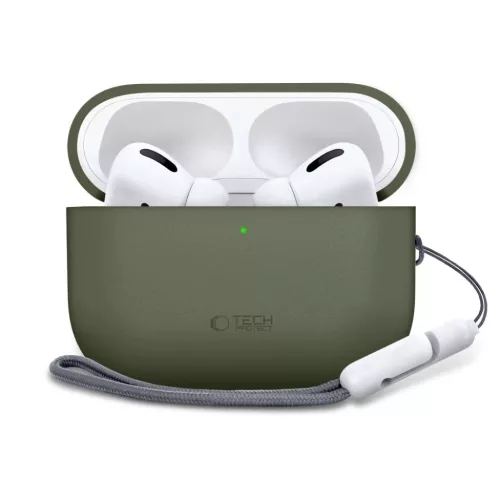 Apple AirPods Pro 3 szilikon tok olívazöld-5906302333073 2 kép