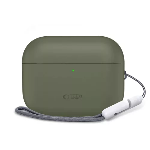 Apple AirPods Pro 3 szilikon tok olívazöld-5906302333073 3 kép