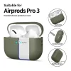 Apple AirPods Pro 3 szilikon tok olívazöld-5906302333073 4 kép