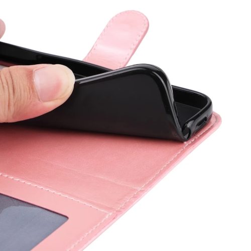 Honor Magic 7 Lite napraforgó mintás dombornyomott fliptok – rózs- 3 kép