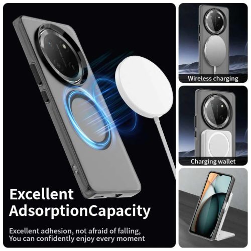 Honor Magic7 Lite / X9c fekete CandyCase MagSafe tok- 7 kép