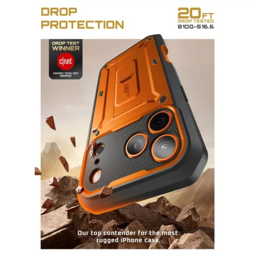 iPhone 17 Pro Max Supcase Unicorn Beetle Pro Korall tok-843439159846 3 kép