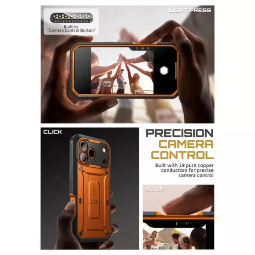 iPhone 17 Pro Max Supcase Unicorn Beetle Pro Korall tok-843439159846 4 kép