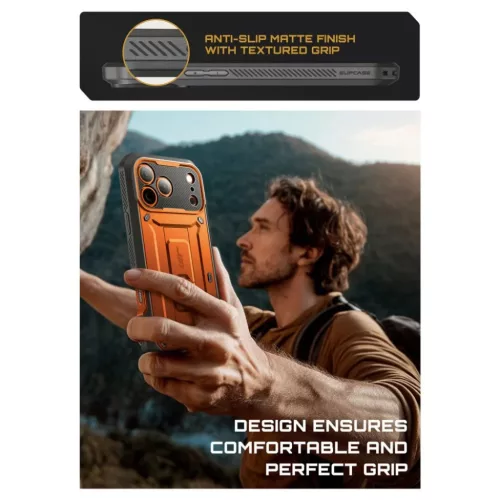 iPhone 17 Pro Max Supcase Unicorn Beetle Pro Korall tok-843439159846 7 kép