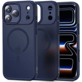   iPhone 17 Pro Max Tech-protect Magmat Magsafe matt mélykék tok