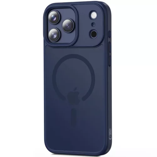 iPhone 17 Pro Max Tech-protect Magmat Magsafe matt mélykék tok-5906302334179 3 kép