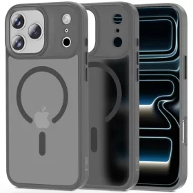   iPhone 17 Pro Tech-protect Magmat Magsafe tok, Matt Kréta Szürke