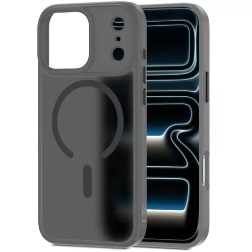 iPhone 17 Pro Max Tech-Protect Magmat Magsafe Matte Kréta Szürke tok-5906302333646 3 kép