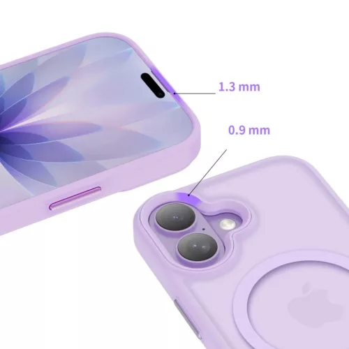 iPhone 17 Tech-protect Magmat Magsafe tok Matt Levendula-5906302334117 4 kép