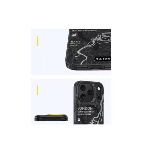  iPhone 17 fekete-narancssárga Benks Magnetic City MagSafe tok-6948005964115 1 kép