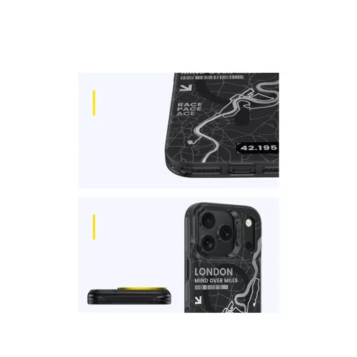  iPhone 17 fekete-narancssárga Benks Magnetic City MagSafe tok-6948005964115 1 kép