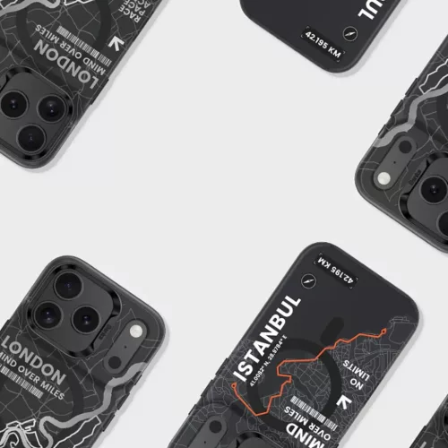  iPhone 17 fekete-narancssárga Benks Magnetic City MagSafe tok-6948005964115 7 kép