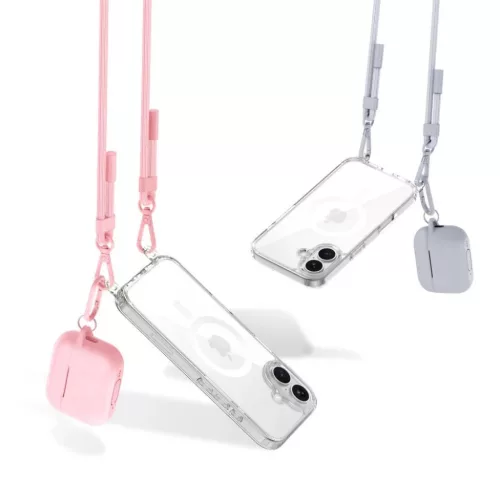 C5SE Tech-Protect Rope Crossbody Pánt Baba Rózsaszín-5906302336029 4 kép