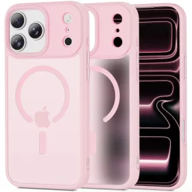   iPhone 17 Pro Max Tech-protect Magmat Magsafe, matt rózsaszín tok