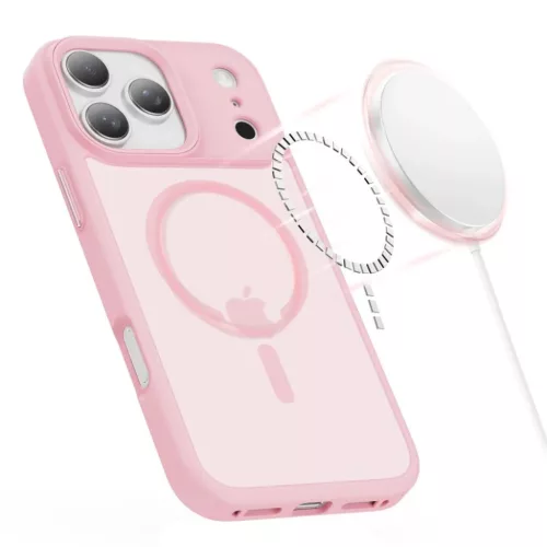 iPhone 17 Pro Max Tech-protect Magmat Magsafe, matt rózsaszín tok-5906302333905 3 kép