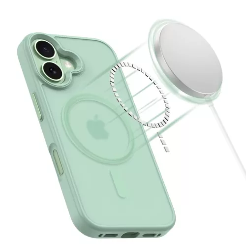 iPhone 17 Tech-protect Magmat Magsafe tok, Matt Zsálya-5906302334131 4 kép