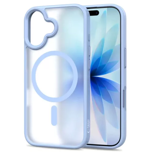 iPhone 17 Tech-protect Magmat Magsafe tok Matte Köd Kék-5906302334124 2 kép