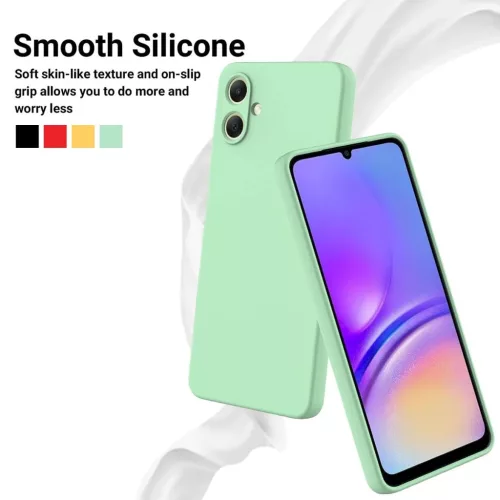 Samsung Galaxy A07 szilikon tok – zöld csuklópánttal- 4 kép