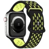 Apple Watch Beline New Sport Szilikon Szíj 42/44/45/49mm Fekete/Sárga