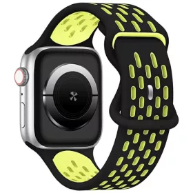  Apple Watch Beline New Sport Szilikon Szíj 42/44/45/49mm Fekete/Sárga