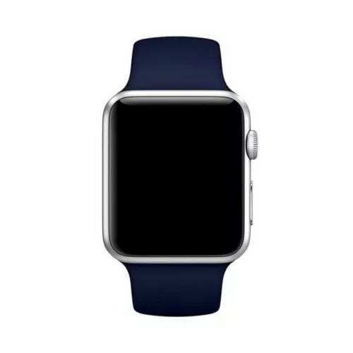 Apple Watch 38/40/41 mm Mercury Szilikon Szíj sötétkék-8809724801618 2 kép