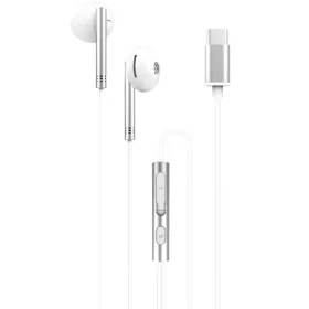 Handsfree XO Design EP29, Type-C Ezüst (EU Blister)
