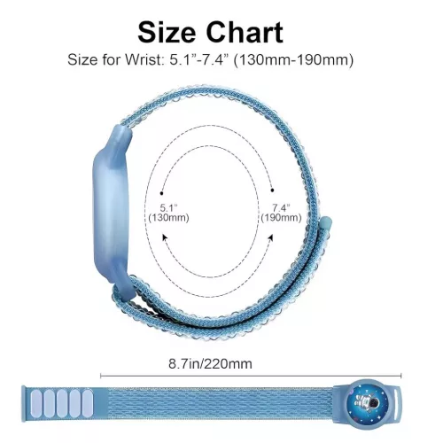 Apple AirTag 1 / 2 Magic Rózsaszín Póni Tech-protect Nylon gyerekek-5906302333714 3 kép