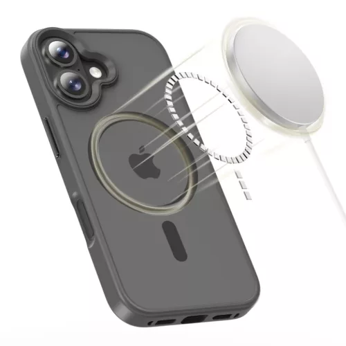 iPhone 17 Tech-protect Magmat Magsafe matt zsírkréta szürke tok-5906302333653 4 kép