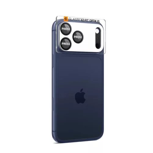 iPhone 17 Pro Max Spigen Optik Pro XL "EZ Fit" kameravédő fekete üv-8800283317817 3 kép
