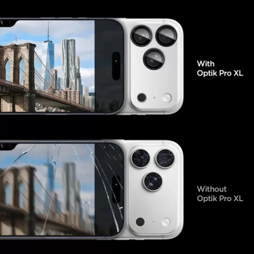 iPhone 17 Pro Max Spigen Optik Pro XL "EZ Fit" Kamera Védőfólia Ez�-8800283317848 6 kép