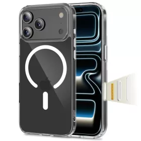   iPhone 17 Pro Max Tech-protect Flexair Hybrid Cc Magsafe tok Átlátszó