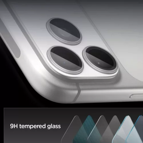 iPhone 17 Pro Spigen Optik Pro XL Glas.tr "EZ Fit" kameravédő ezüst-8800283317794 7 kép