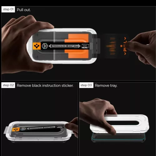 Samsung Galaxy S25 FE üvegfólia Spigen Glas.tR "EZ Fit Pro" 2-pack �-8800283313345 10 kép