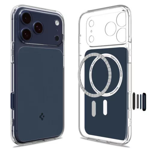 iPhone 17 Pro Spigen Ultra Hybrid "T" Mag Magsafe tok Matt Kék-8800283316087 2 kép