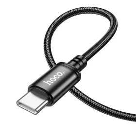 USB-A - USB-C Kábel Hoco X89, 60W, 3A, 1m, Fekete-6931474784360 2 kép