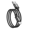 USB-A - USB-C Kábel Hoco X89, 60W, 3A, 1m, Fekete-6931474784360 3 kép