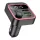 Bluetooth FM Transmitter és Autós Töltő Hoco E85, 2 x USB-A - 1 x USB-C, Fekete