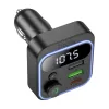 Bluetooth FM Transmitter és Autós Töltő Hoco E85, 2 x USB-A - 1 x -6942007634304 3 kép